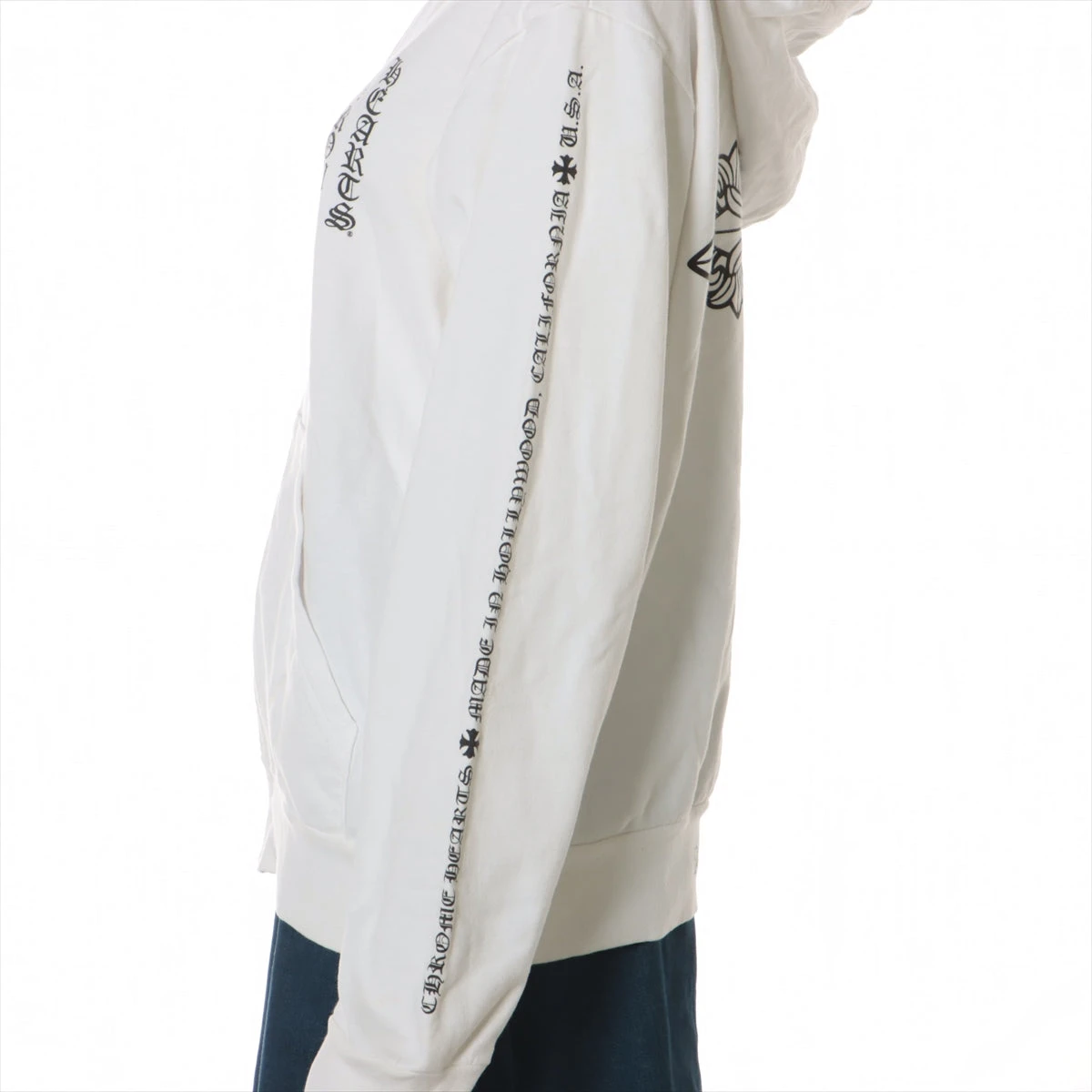 クロムハーツ パーカー レディース 白 XS ダガー Chrome Hearts - クロムハーツ パーカー レディース 白 XS ダガーの