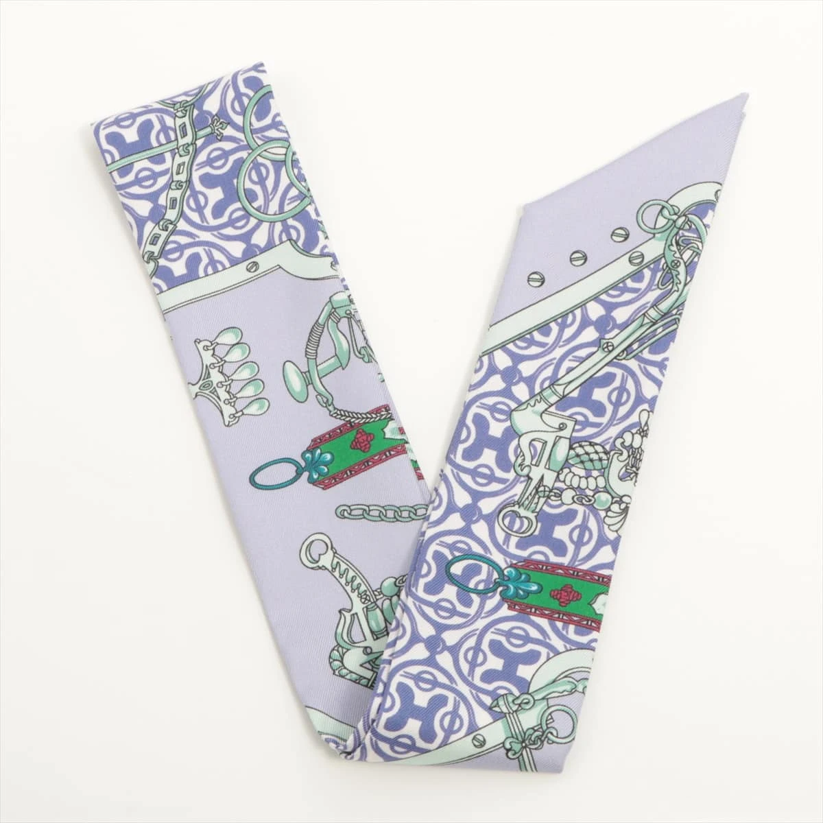 HERMESエルメス ツイリー馬銜と鎖美品未使用品