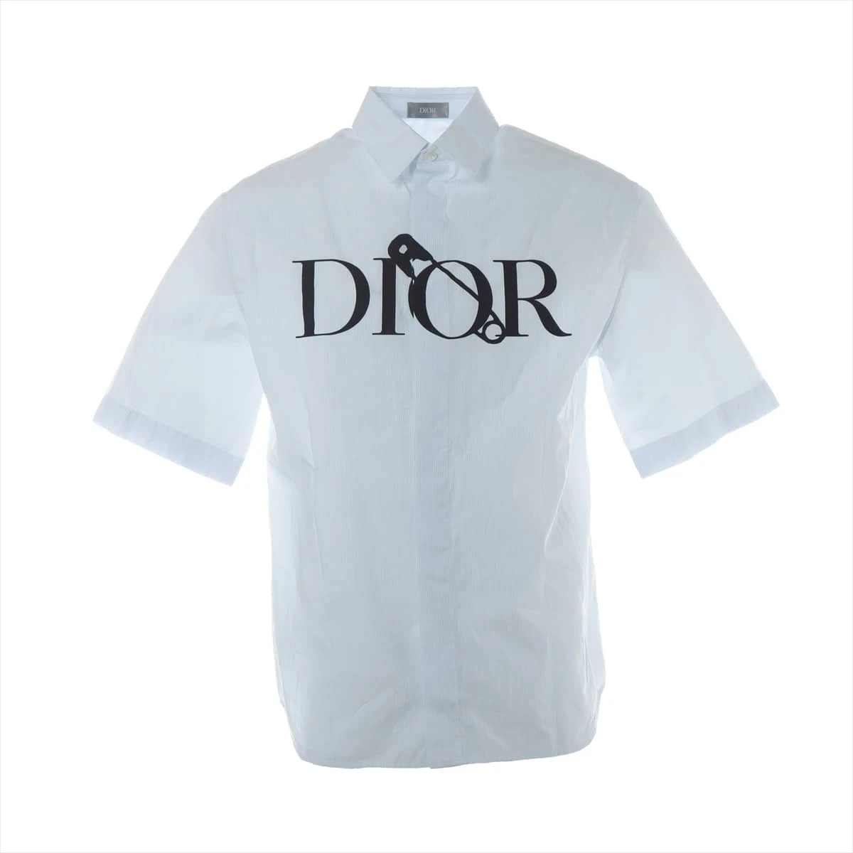 Dior Tシャツ 20AW 043C599C5011 Dior Black & Silver 47 Logo T-Shirt