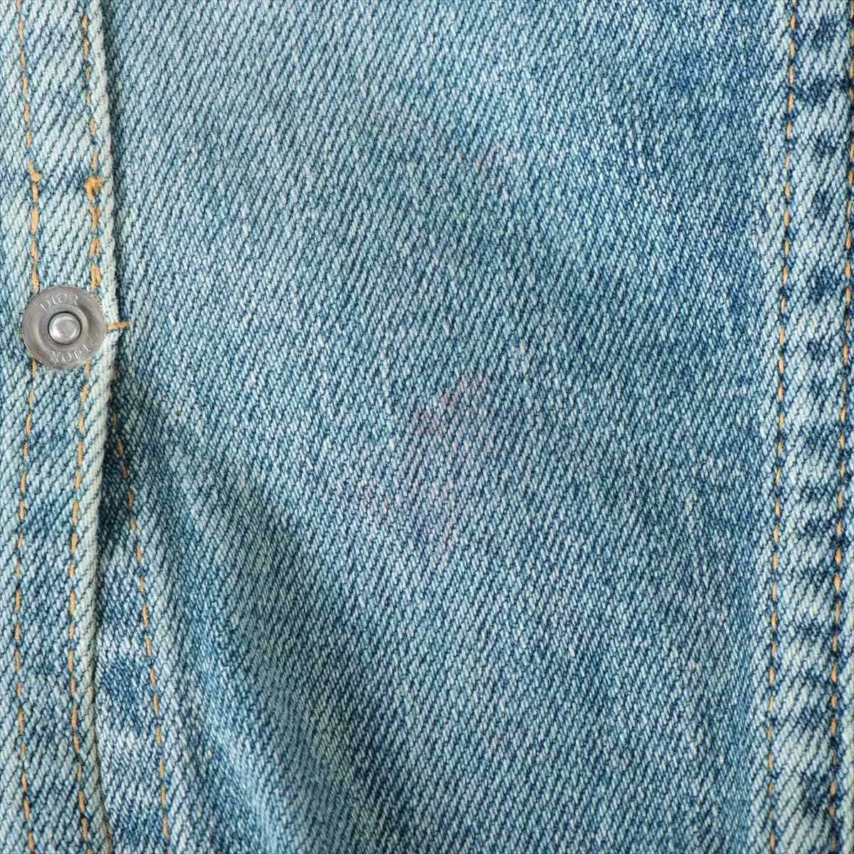 ディオール コットン×ポリウレタン デニムジャケット 46 メンズ ブルー  