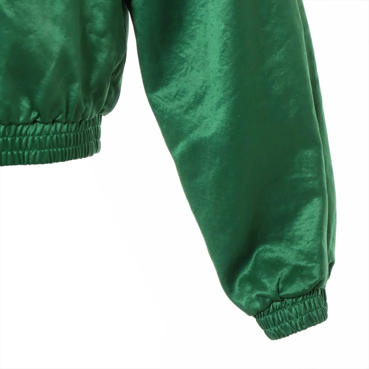 グッチ 20AW コットン×レーヨン ブルゾン 44 メンズ グリーン