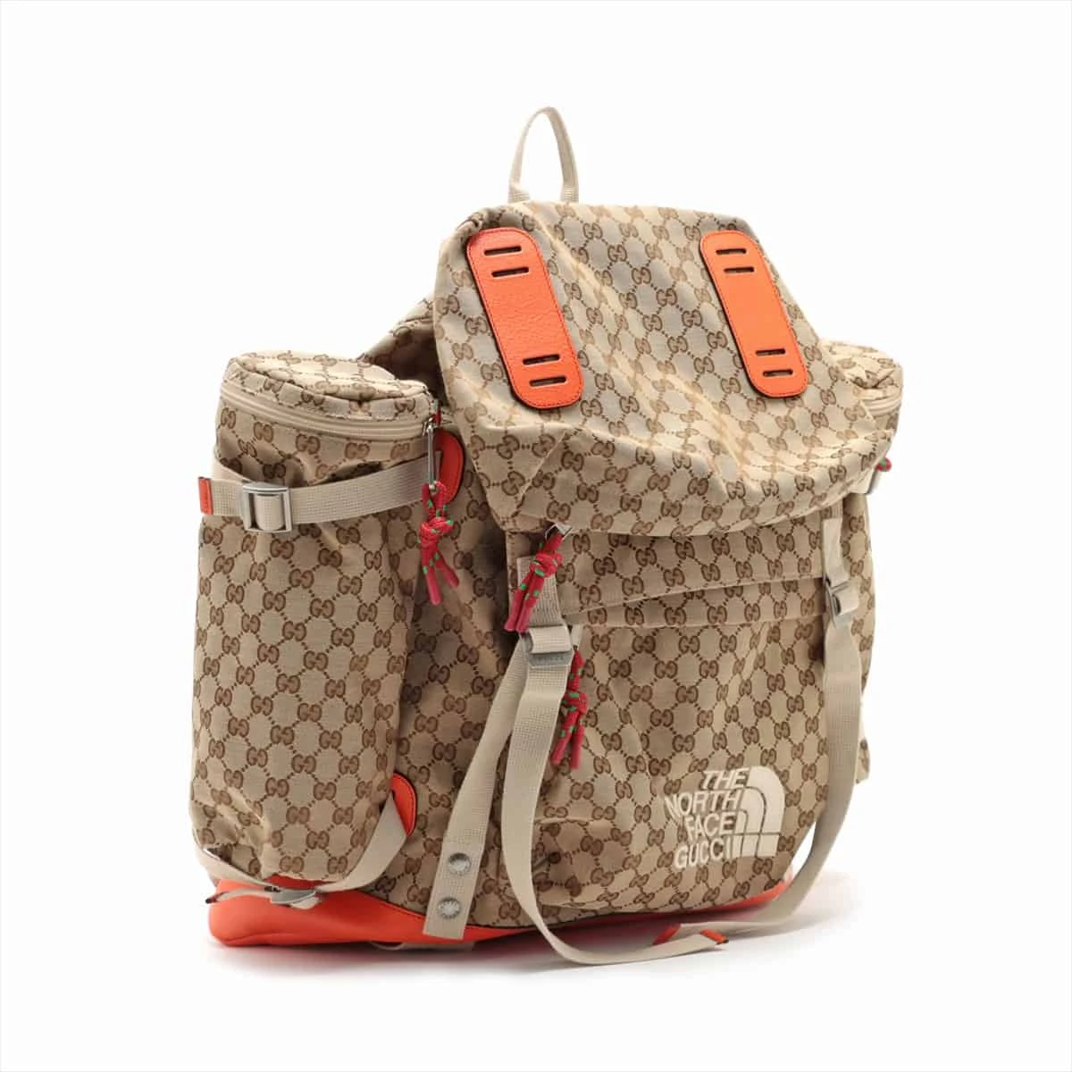グッチ×ノースフェイス GGキャンバス ベージュ 650294 A1794112｜中古