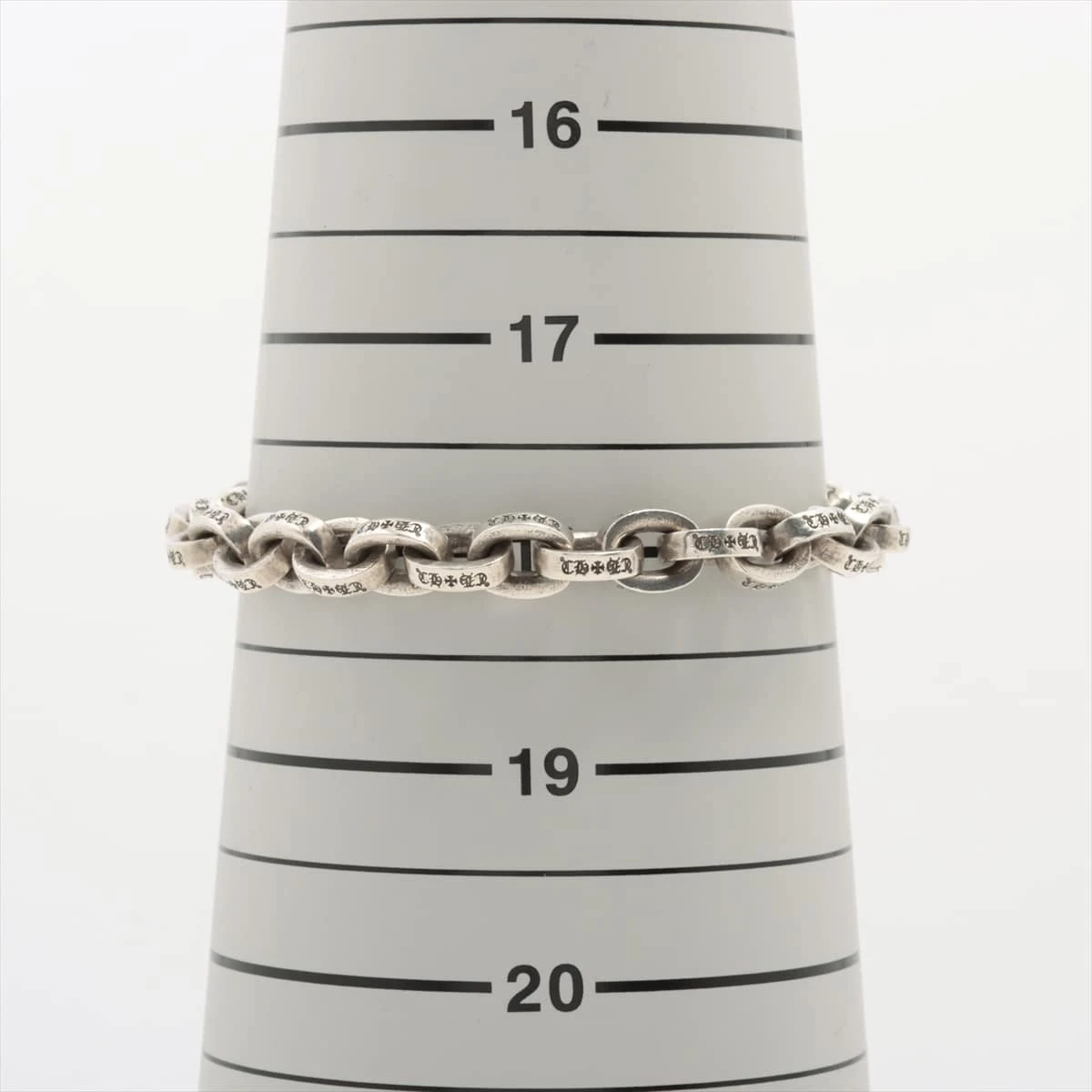 クロムハーツ ペーパーチェーン ブレスレット 925 36.8g ラージ