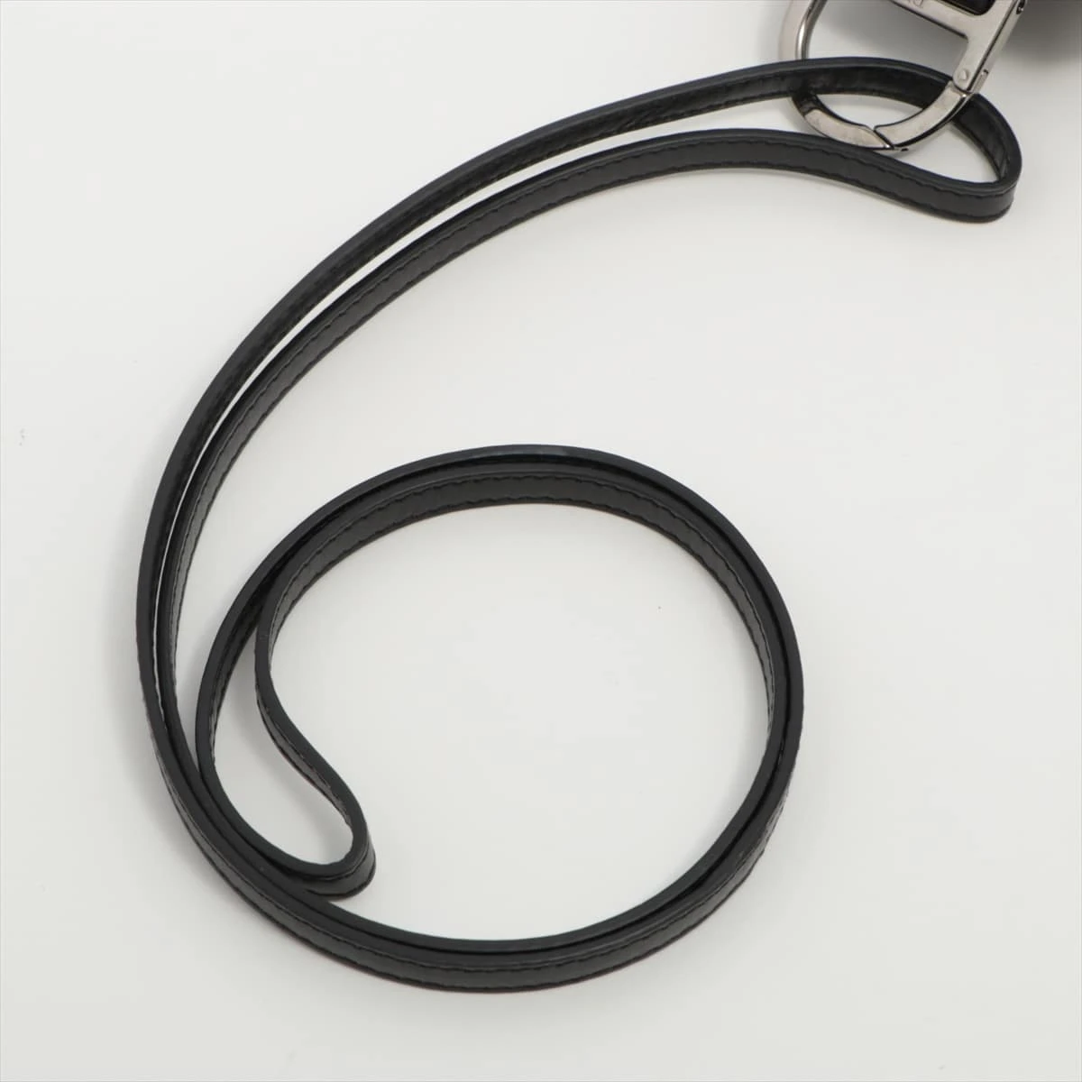 ディオール オブリーク イヤホンケース キャンバス×レザー ブラック