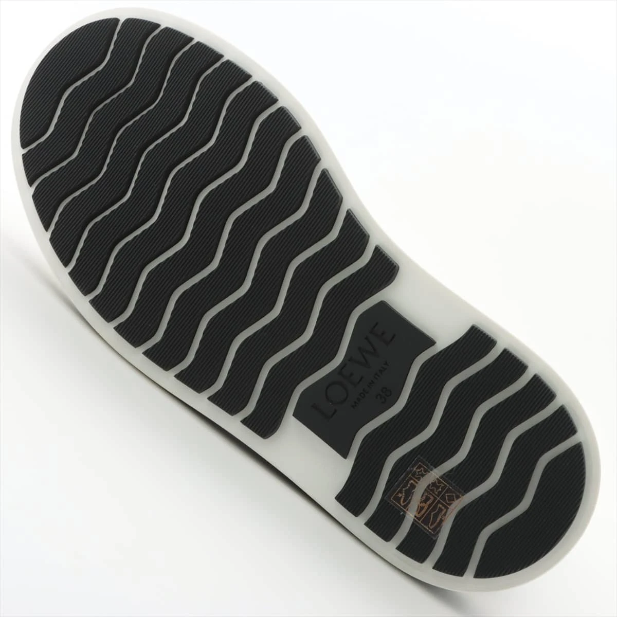 ロエベ チェルシー レザー サイドゴアブーツ 38 レディース ブラック