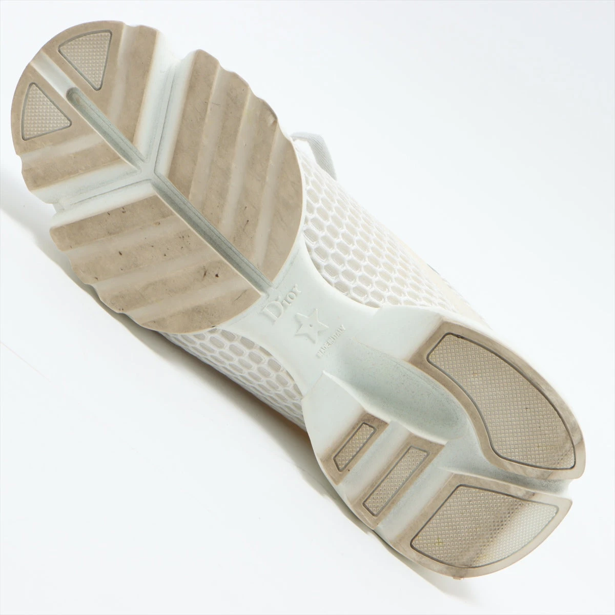 ディオール メッシュ スニーカー 37 1/2 レディース ホワイト ZZ012069