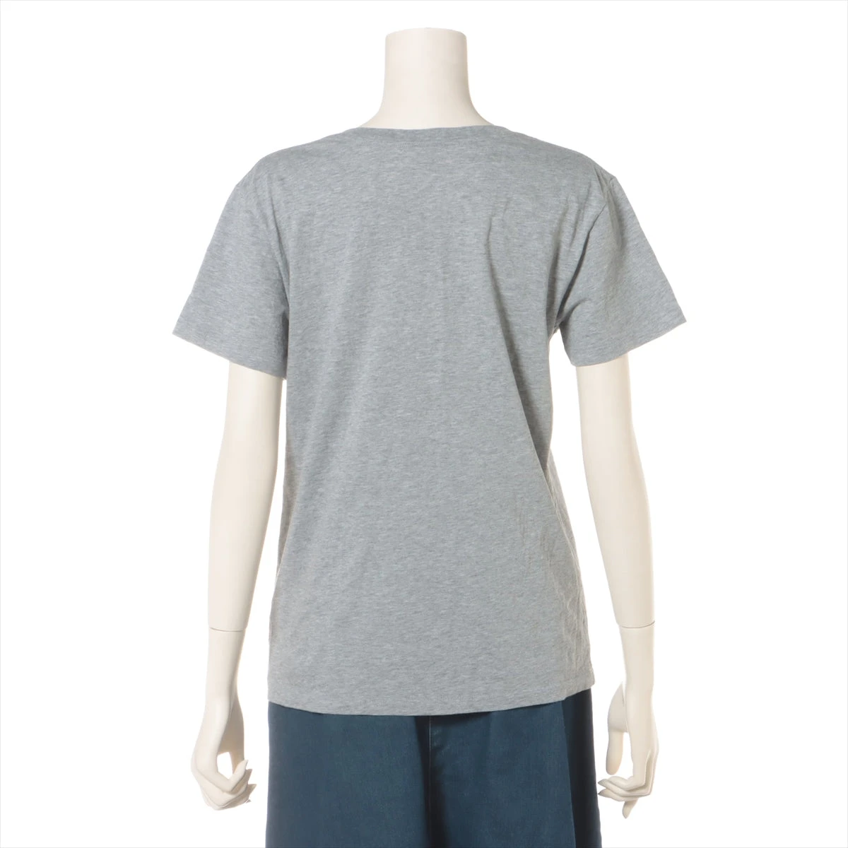 CELINE グレー ロゴ Tシャツ 半袖 M相当 2x04i-671q01.jpg