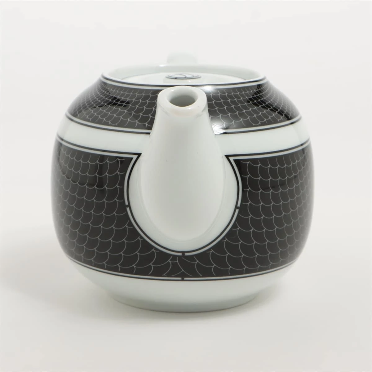 エルメス Hデコ ティーポット 陶器 ブラック A1400806｜中古ブランド品 