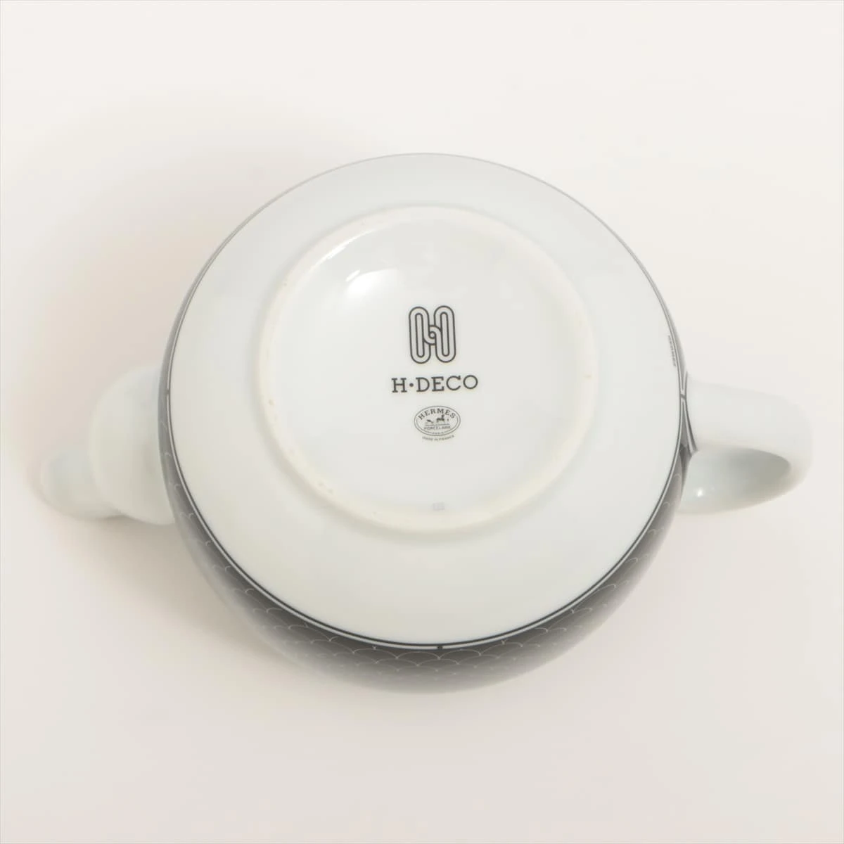 エルメス Hデコ ティーポット 陶器 ブラック A1400806｜中古ブランド品 