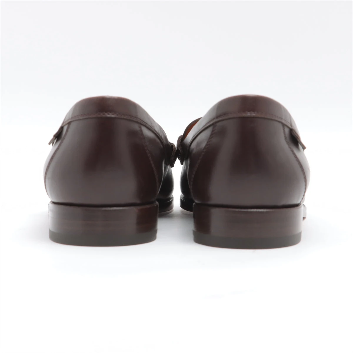 Hermès ブラウンレザー ローファー　38 美品❣️ エルメス レザー ローファー 41 1/2 メンズ ブラウン セリエ