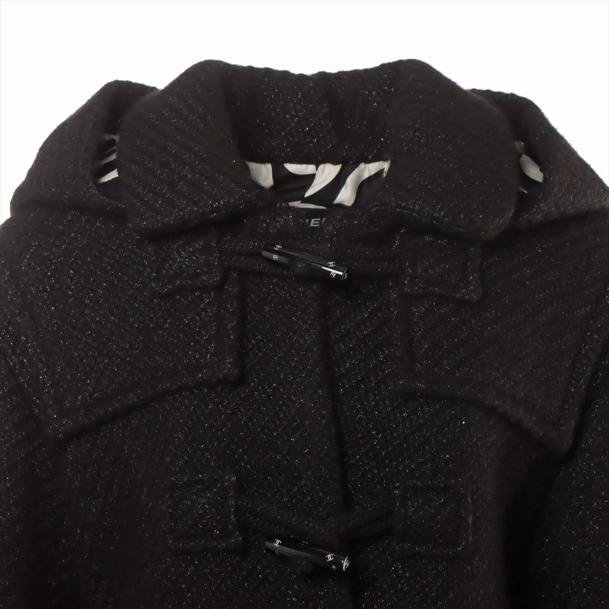 シャネル ダッフルコート 36 シャネル ココマーク P71 ウール×アルパカ ダッフルコート 38