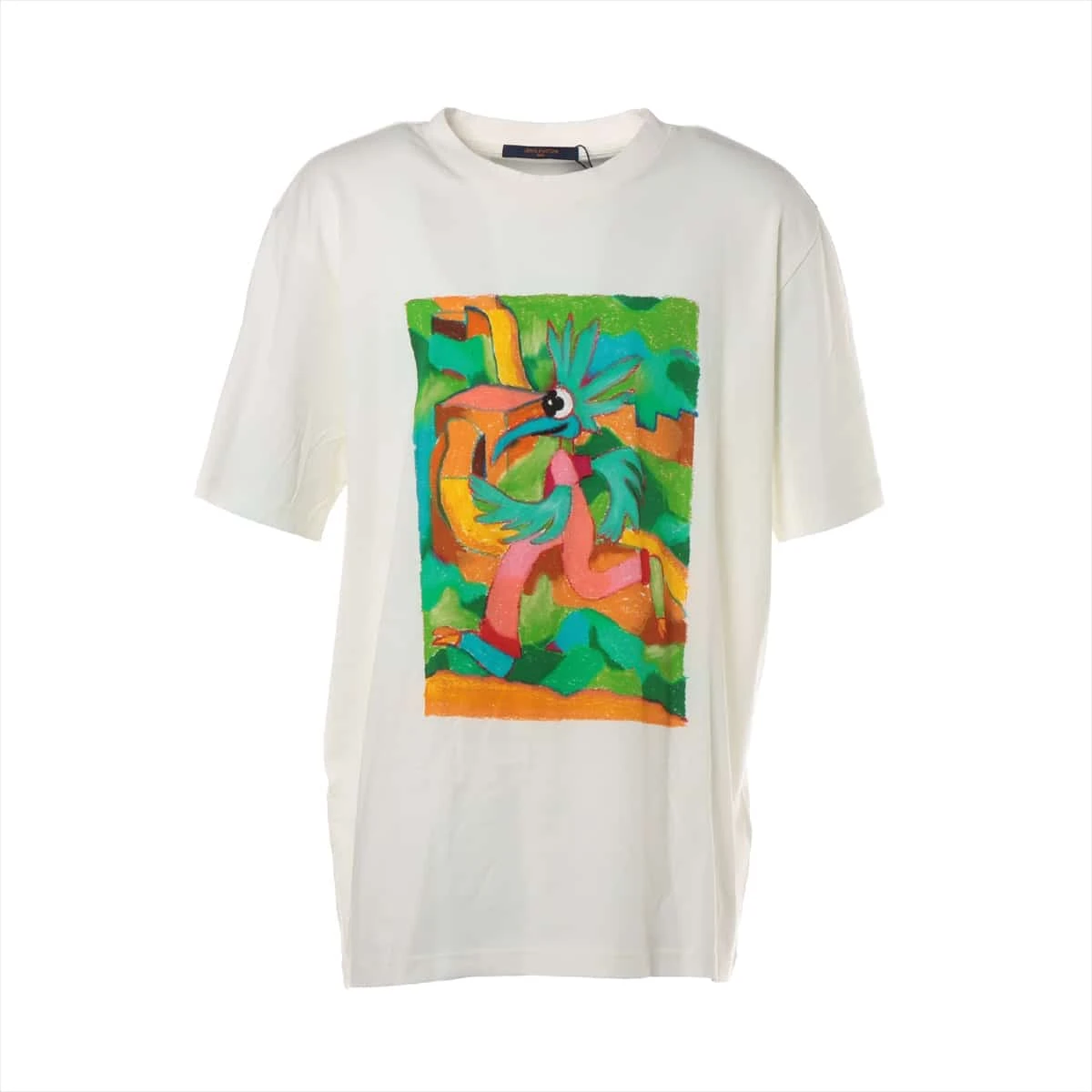 ヴィトン 21SS コットン Tシャツ XXL メンズ ホワイト LV