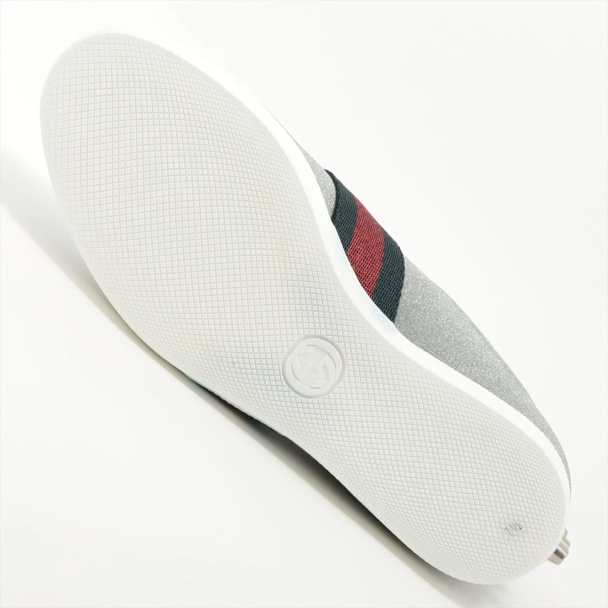 GUCCI グリッター スニーカー シルバー23.5