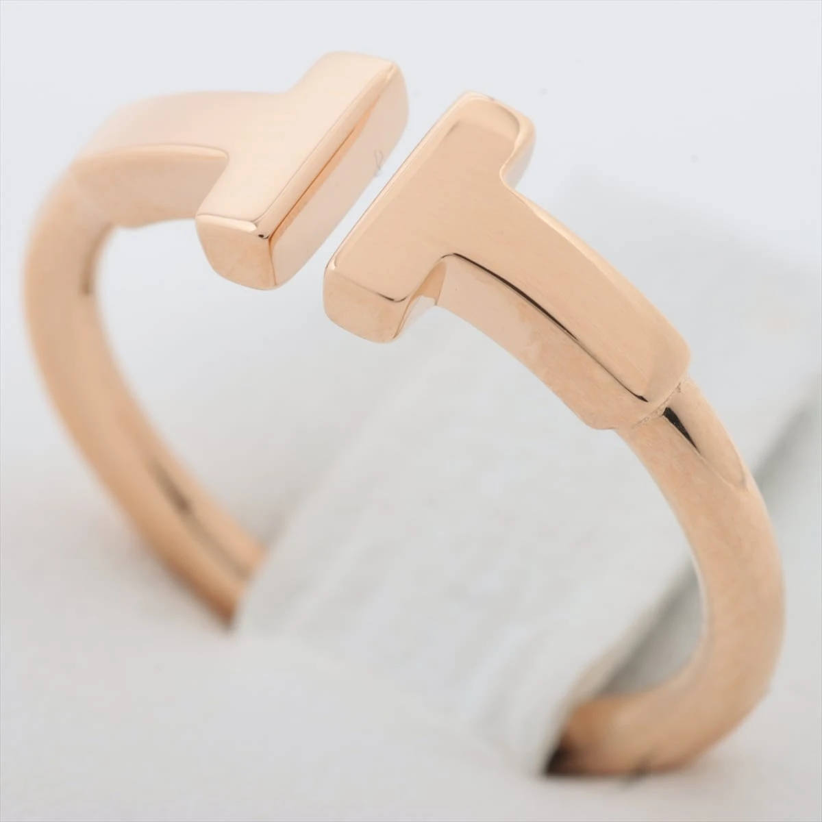 ティファニー Tワイヤー リング 約11.5号 AU750PG【22495】 Tiffany & Co. - ティファニー Tワイヤー リング 約11.5号