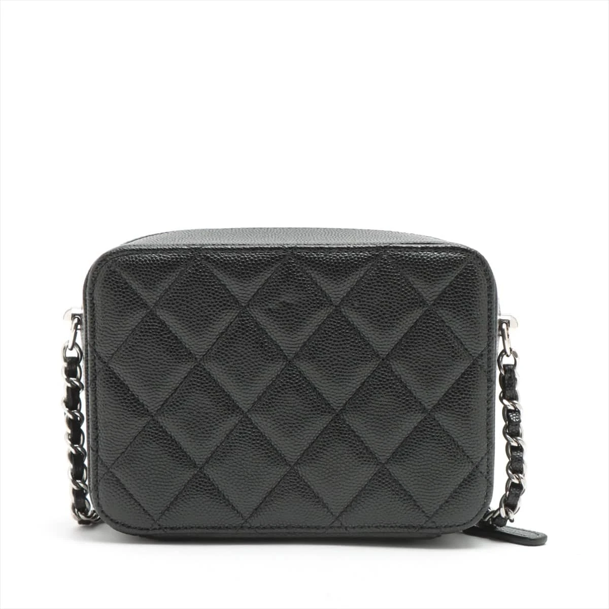 シャネル ミニマトラッセ キャビアスキン チェーンショルダーバッグ