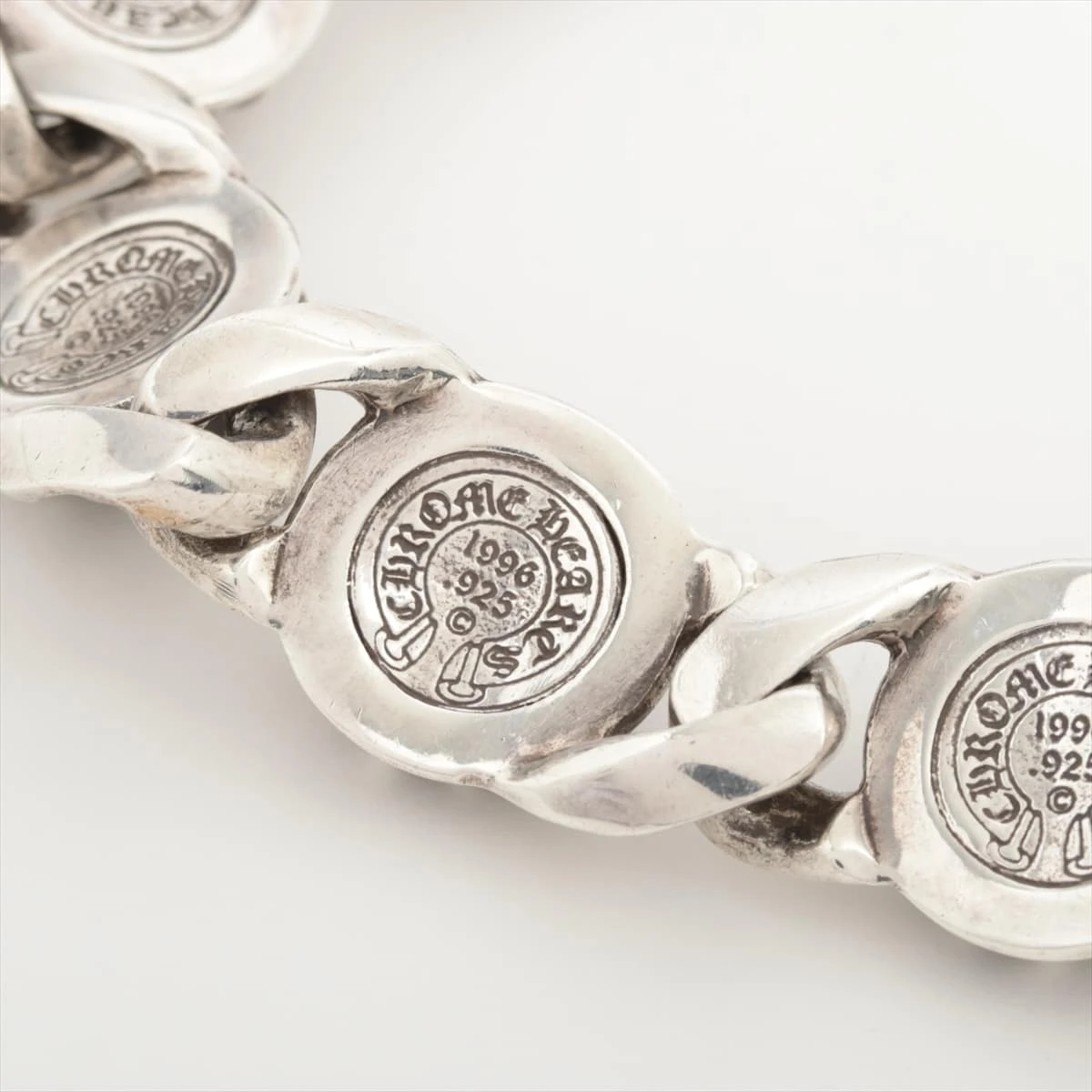 クロムハーツ クロスリンク ブレスレット 925 116.7g インボイスアリ