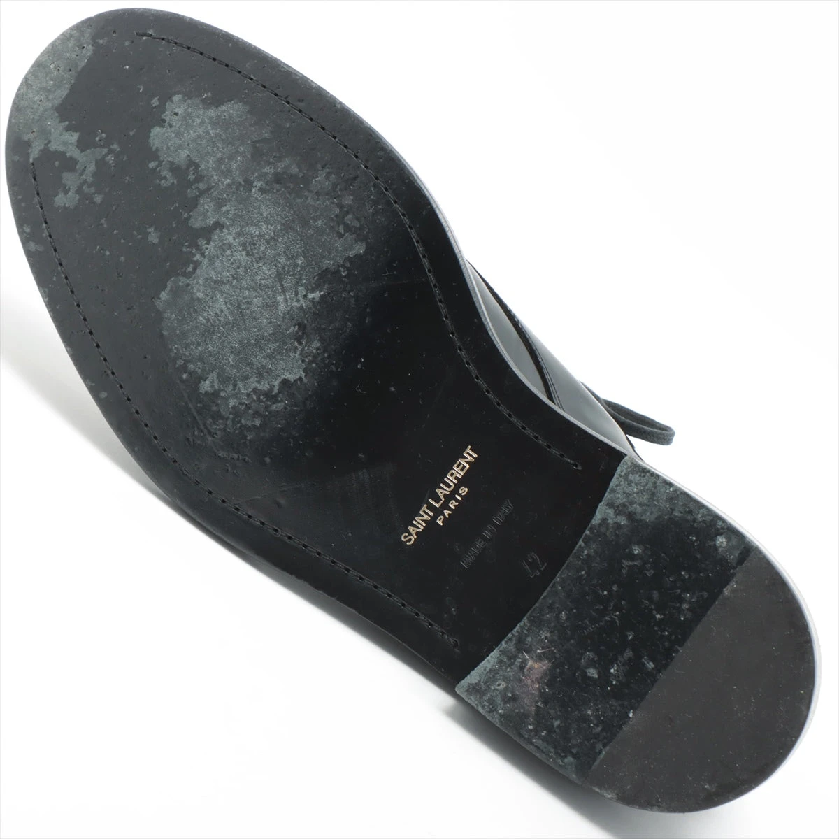 SAINTLAURENT サンローランパリスレザーブーツ 42 サンローランパリ レザー ブーツ 42 メンズ ブラック 315311