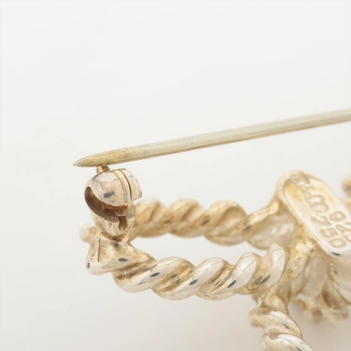 ティファニー リボン ブローチ 925×750 6.1g シルバー A1826579｜中古