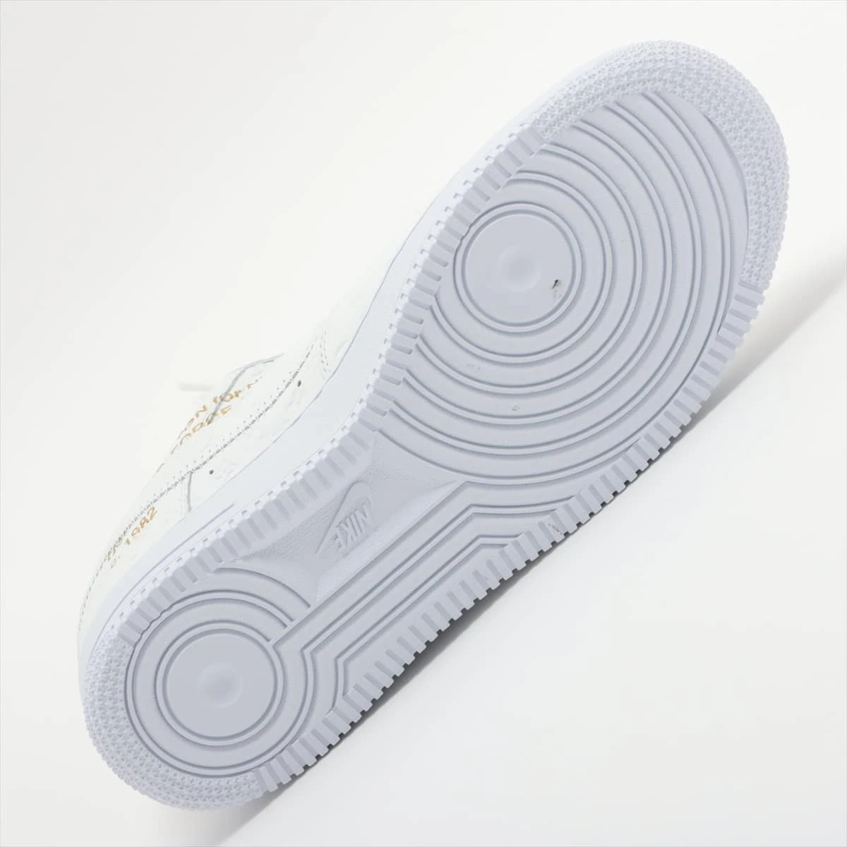 送料関税込みNIKE×VUITTONレザー スニーカー 8メンズ★Aランク ヴィトン×ナイキ NIKE AIR FORCE 1 22年 レザー スニーカー 8