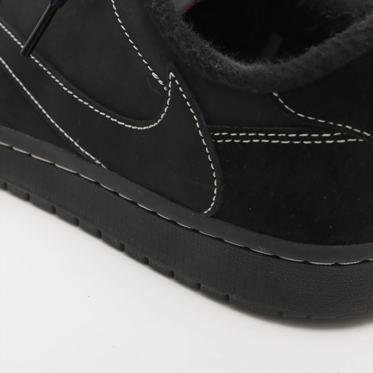 ナイキ×トラヴィススコット AIR JORDAN 1 レザー×スエード スニーカー