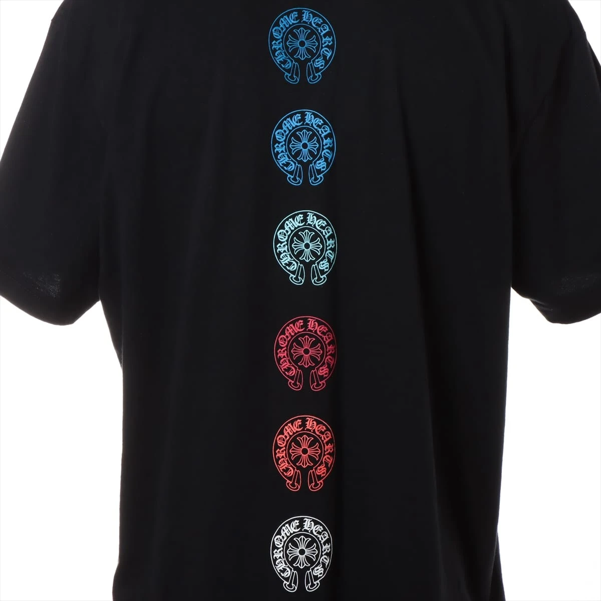 CHROME HEARTS ホースシュー　Tシャツ XL BLACK クロムハーツ ロングTシャツ コットン サイズL ブラックホース
