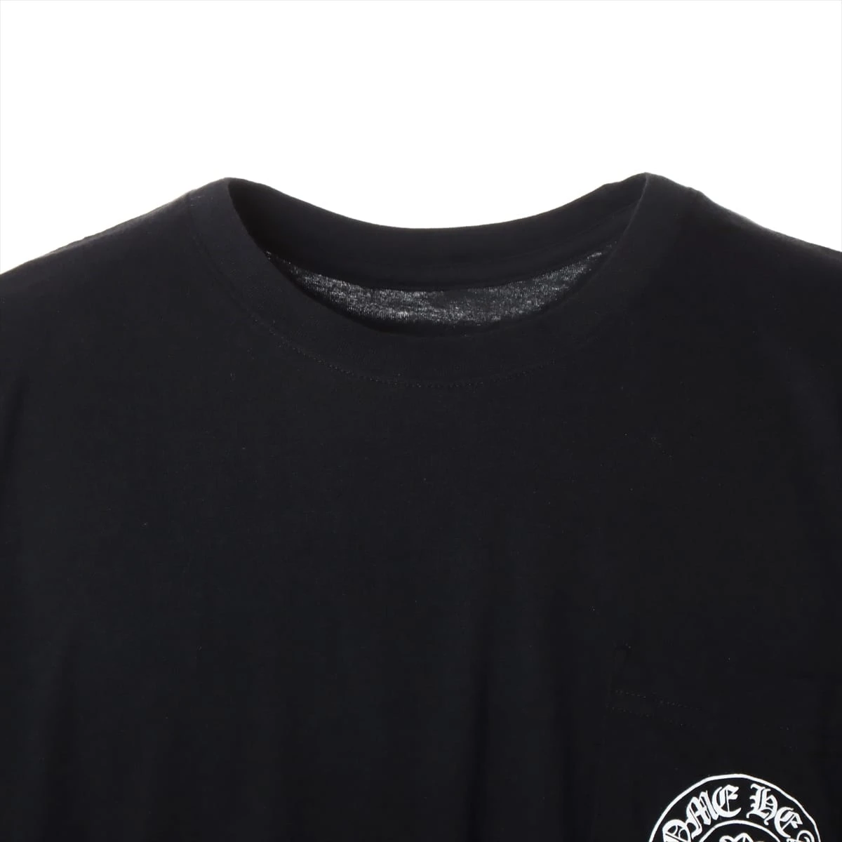 クロムハーツ ホースシュー Tシャツ コットン ブラック×マルチカラー