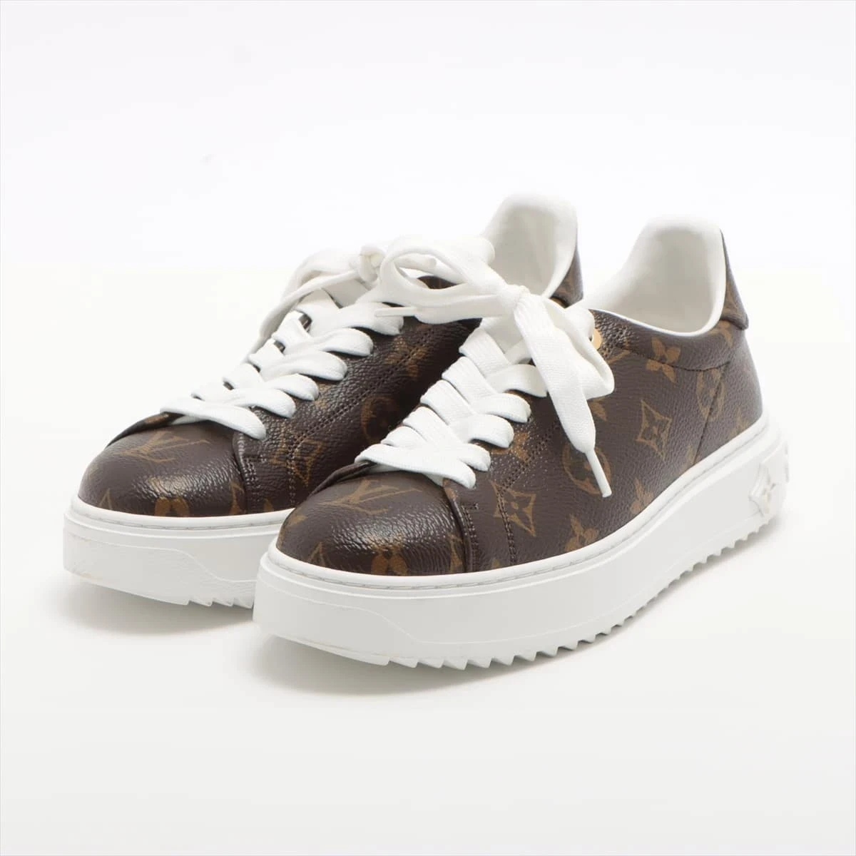 VIP先行セール/Louis Vuitton /タイムアウトライン スニーカー ヴィトン タイムアウトライン 21年 PVC×レザー スニーカー 36 1