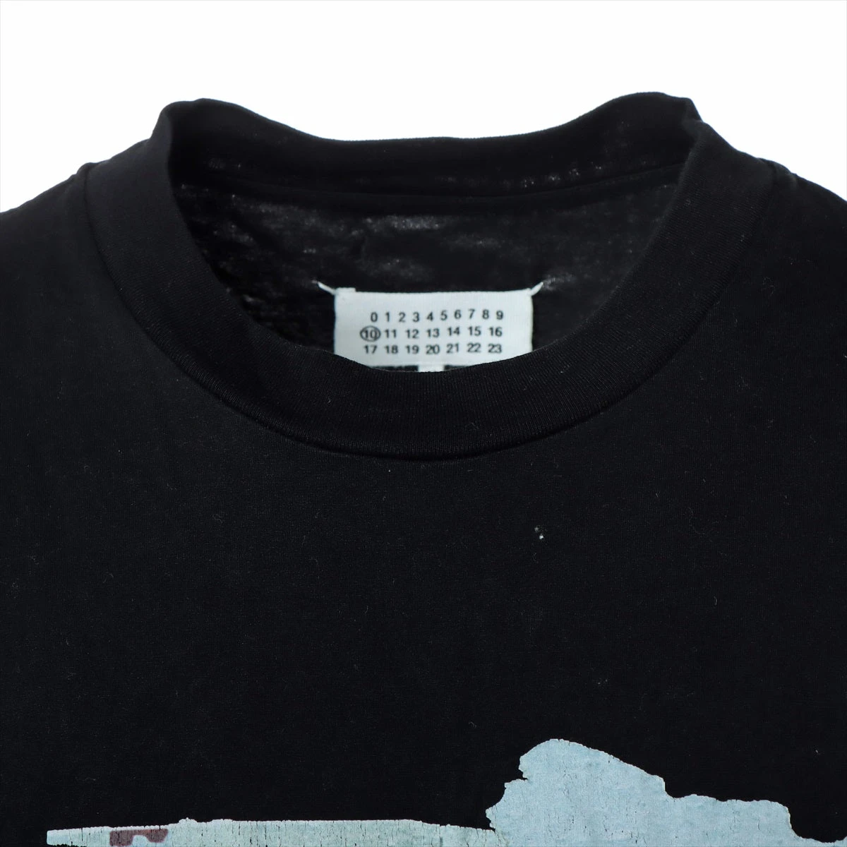 メゾンマルジェラ 19AW コットン Tシャツ 44 メンズ ブラック 10