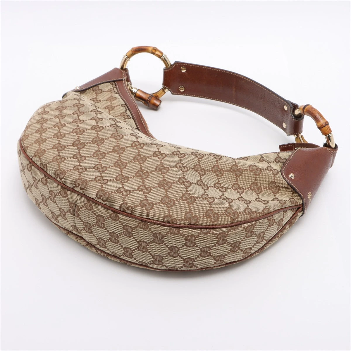 グッチ バンブーハンドル GGキャンバス ワンショルダー ホーボー イタリア製 楽天市場】【バッグ】GUCCI グッチ GGキャンバス バンブー