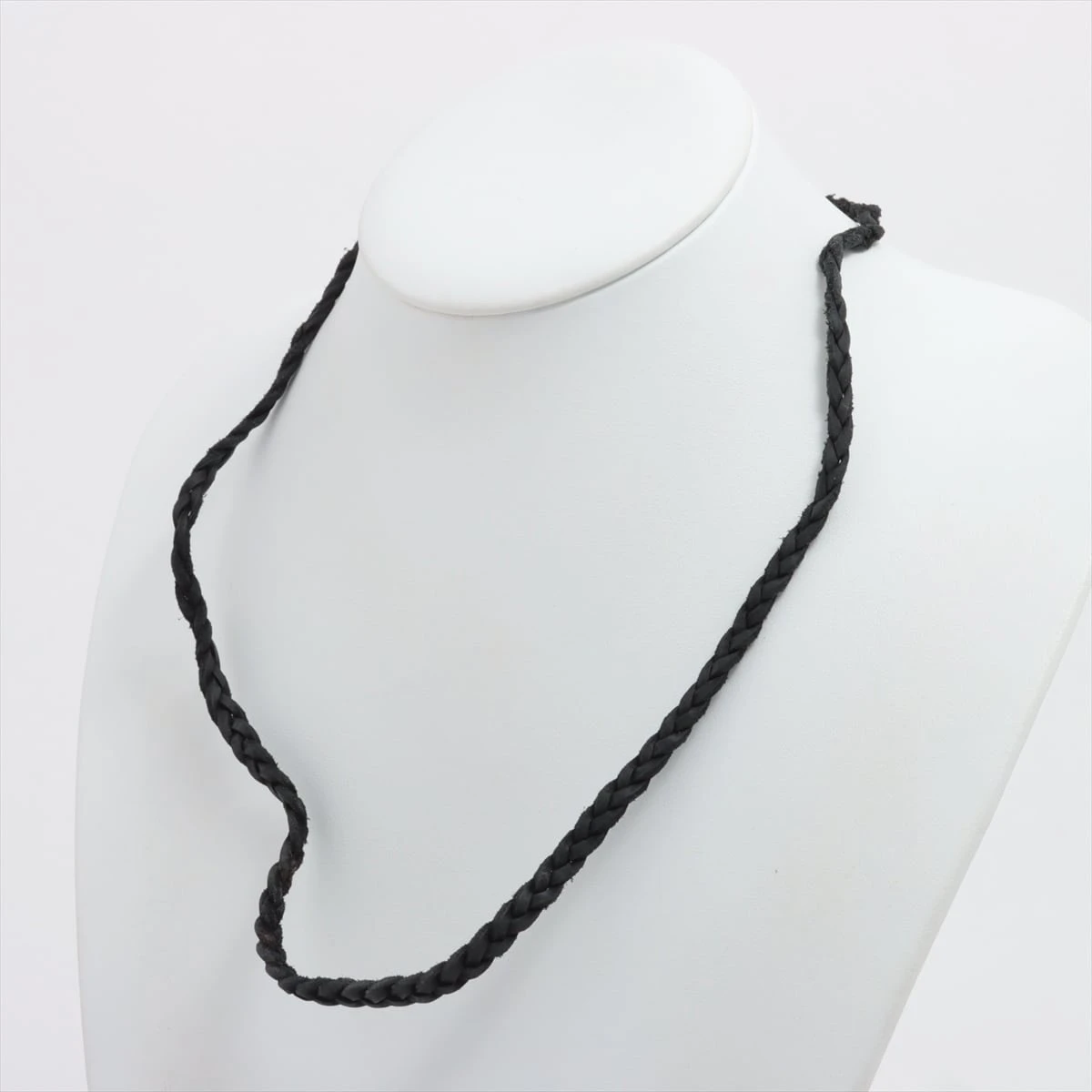 クロムハーツ ネックレス レザー×925 14.3g レザーブレイド