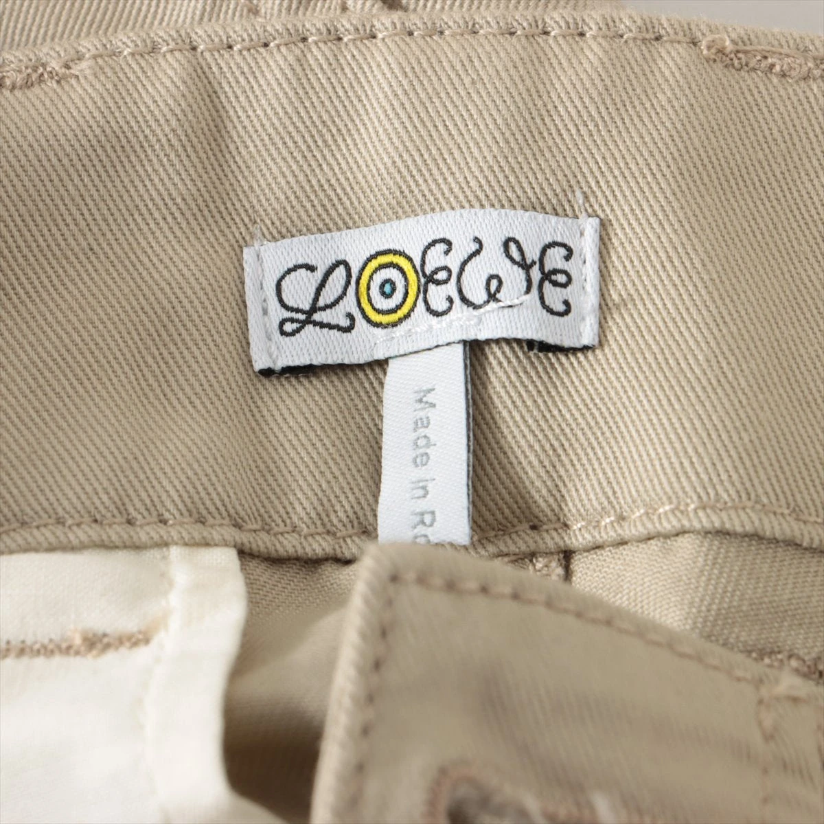 LOEWE アナグラム カーゴパンツ ベージュ LOEWE アナグラム カーゴパンツ ベージュ