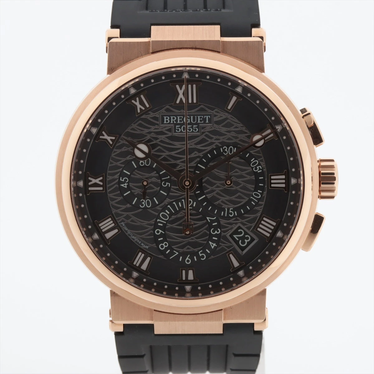 ブレゲ マリーン クロノグラフ 5527BR/G3/5WV 750×ラバー AT