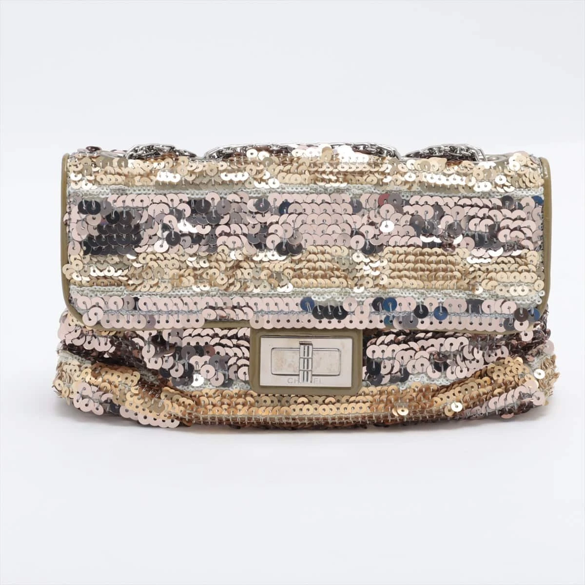 シャネル CHANEL ツイード 2.55 マルチカラー ダブルフラップ ショルダーバッグ CHANEL シャネル ショルダーバッグ ツイード 2.55 マルチカラー ダブル