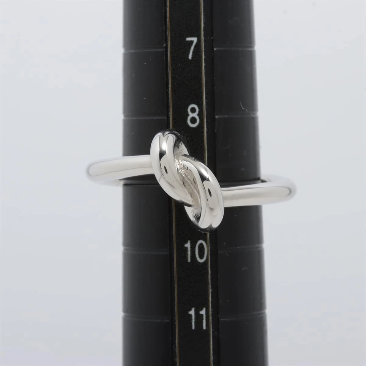 セリーヌ　シルバーリング　10号 セリーヌ ノット リング GP シルバー A1545747｜中古ブランド品