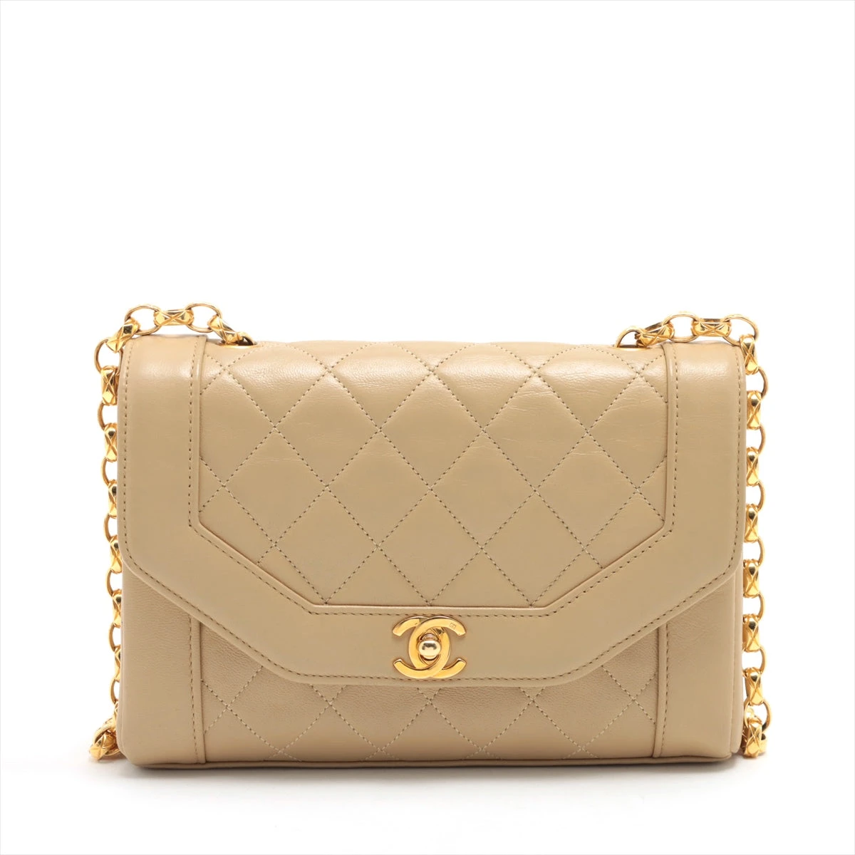 シャネル マトラッセ ラムスキン シングルフラップ シングルチェーン  