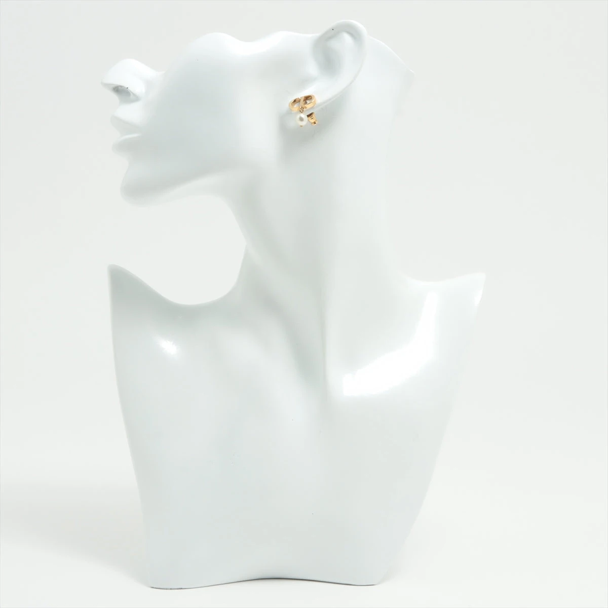 ディオール Petit CD プチCD ピアス(両耳用) GP×フェイクパール