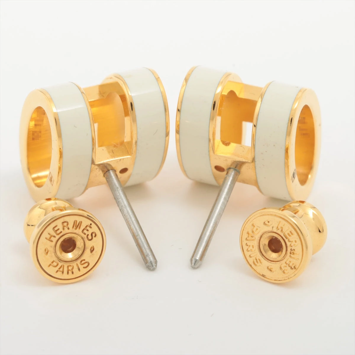 エルメス ポップアッシュ Hピアス ピアス(両耳用) GP ゴールド