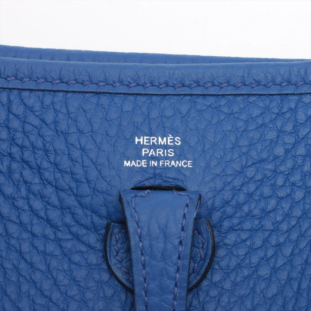 ❤お得なお品❤エヴリンTPM ブルーパオン SV金具 エルメス トリヨン A刻印 HERMES エルメス エヴリンTPM トリヨンクレマンス ブルーパオン