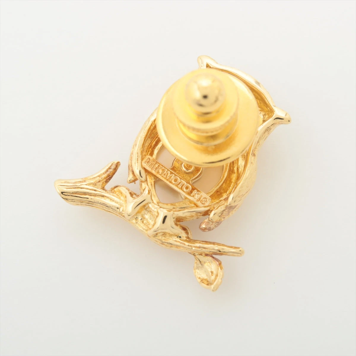 ミキモト ピクウェ シェル ピンブローチ K18(YG) 5.3g A1837659｜中古 