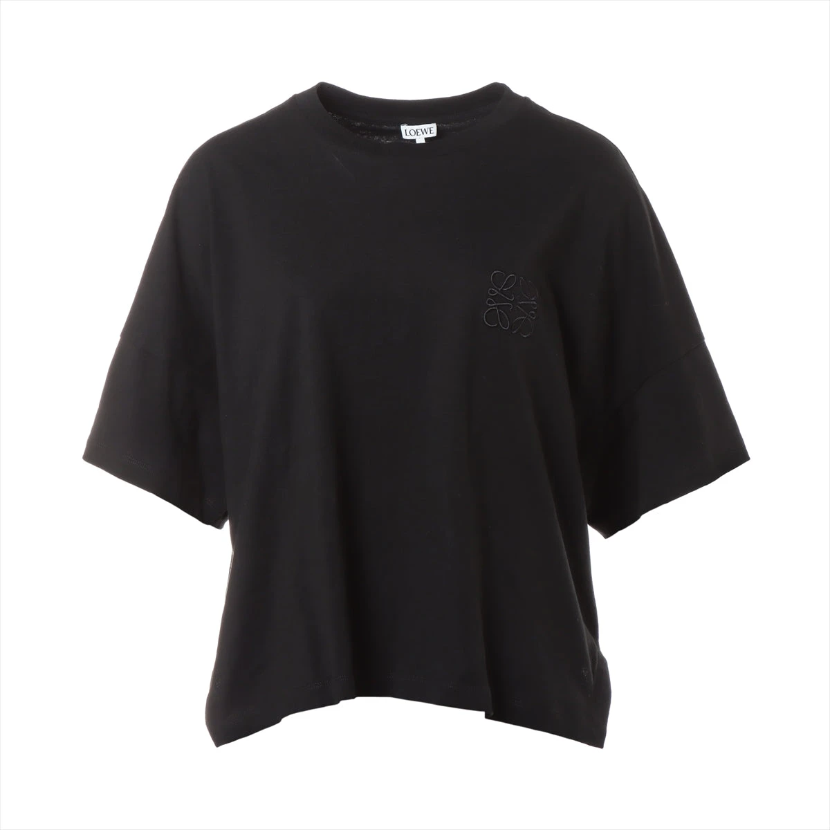 ロエベ　アナグラム　カットソー　ブラック　s 中古・古着通販】LOEWE (ロエベ) アナグラムロゴTシャツ