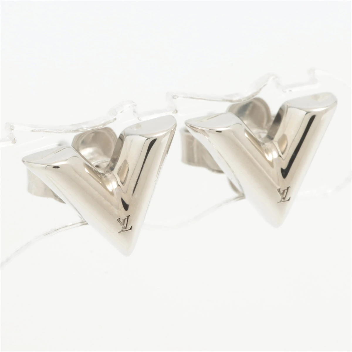 ヴィトン M63208 エッセンシャルV LE3272 ピアス(両耳用) GP シルバー