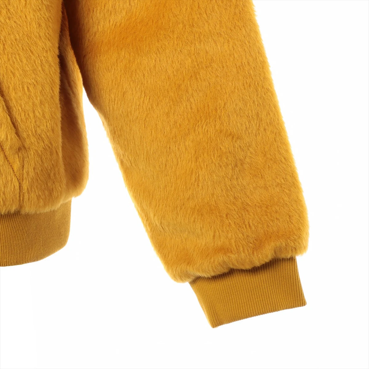 【美品】ADER ERROR 22AW アルパカ 厚手 ニット イエロー セリーヌ 22AW ウール×アルパカ パーカー XXL メンズ イエロー