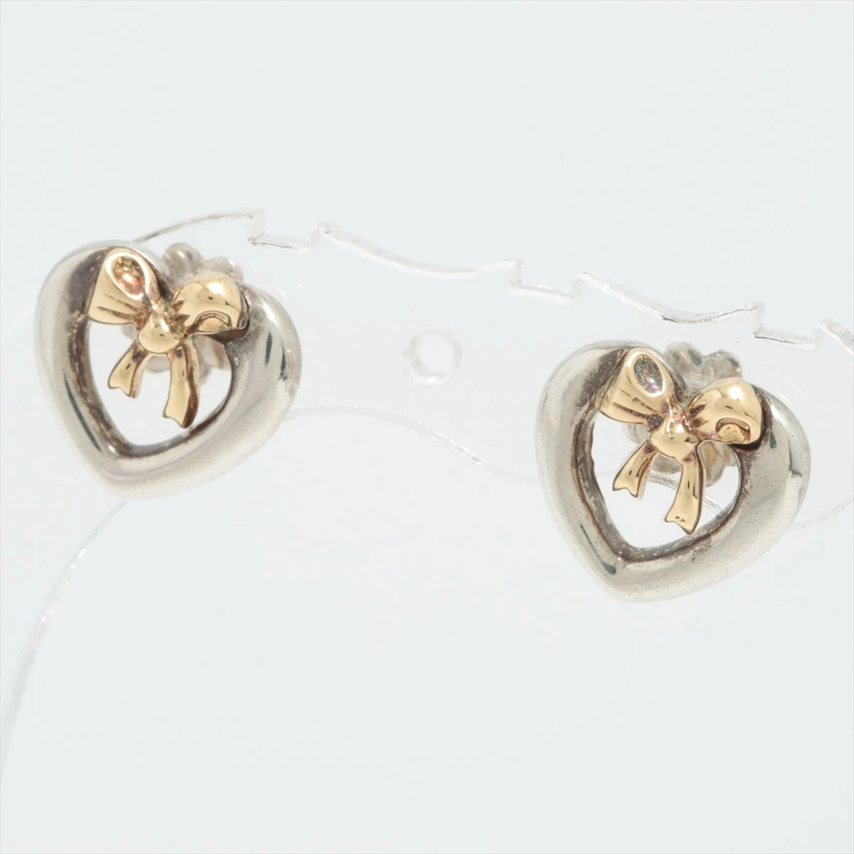 ティファニー ハートリボン ピアス(両耳用) 925×750 2.8g ゴールド  