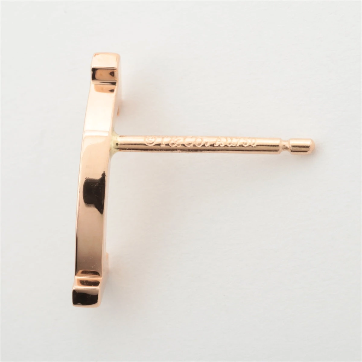 ティファニー Tスマイル ピアス 750(PG) 1.6g A1853908｜中古ブランド