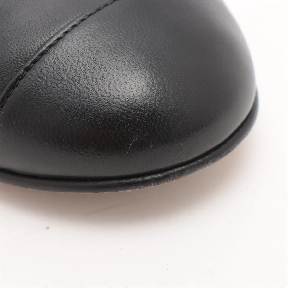 シャネル ココマーク 22P レザー フラットパンプス 36C レディース