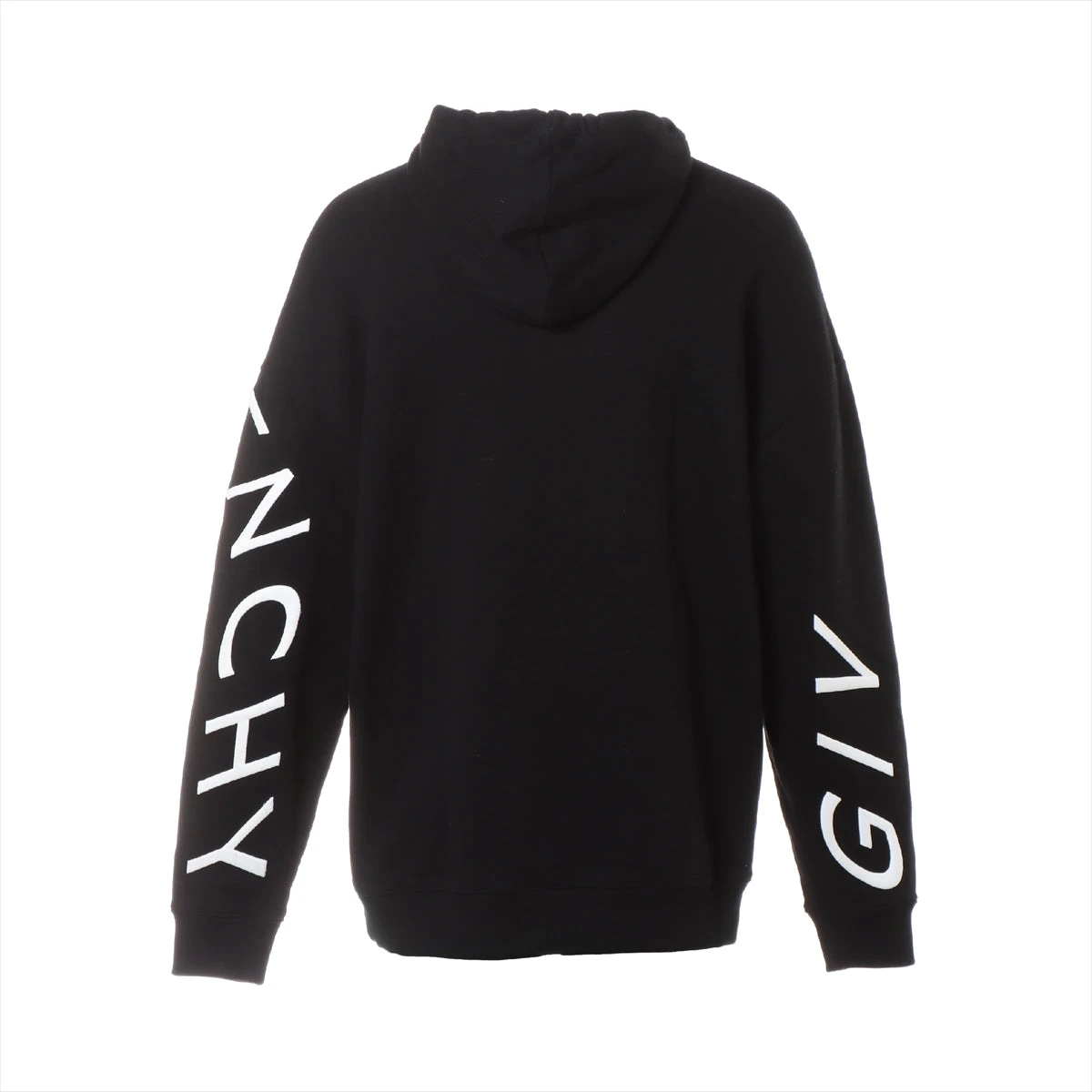 ジバンシィ ブラックコットンパーカー ジバンシィ GIVENCHY プルオーバーパーカー ロゴ コットン