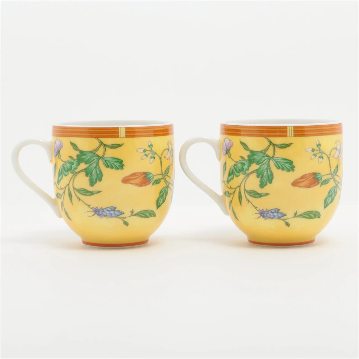 エルメス シエスタアイランド カップ&ソーサー 陶器 イエロー A1818032 