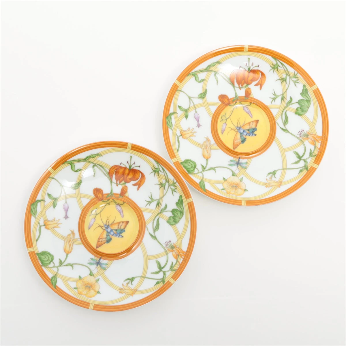 エルメス シエスタアイランド カップ&ソーサー 陶器 イエロー