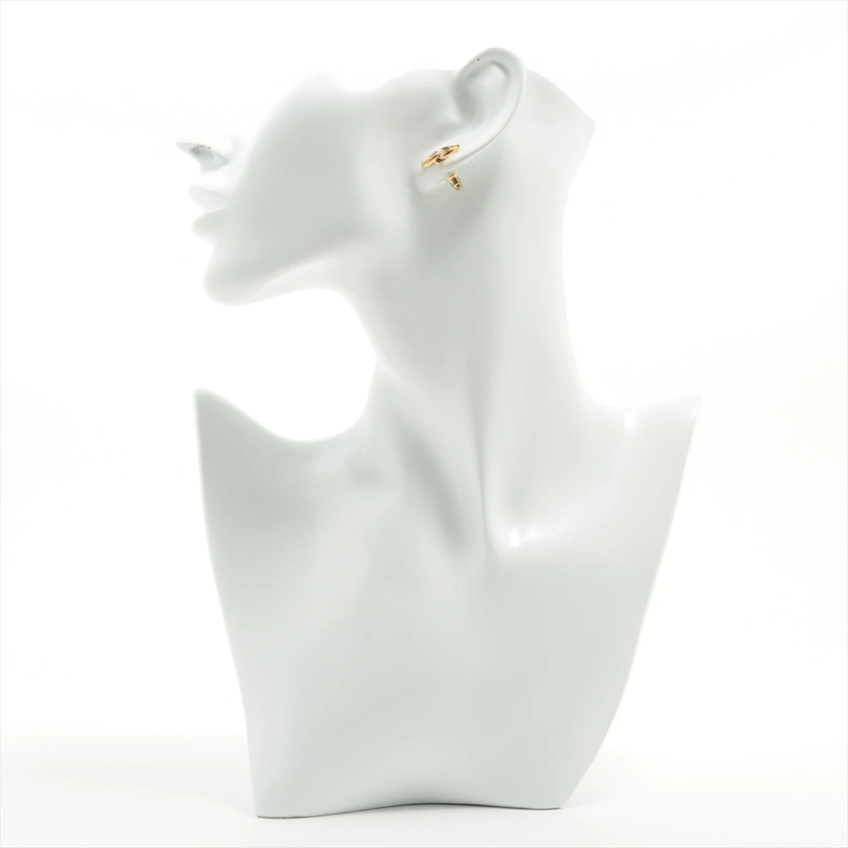 シャネル ココマーク C21K ピアス(両耳用) GP×ラインストーン ゴールド