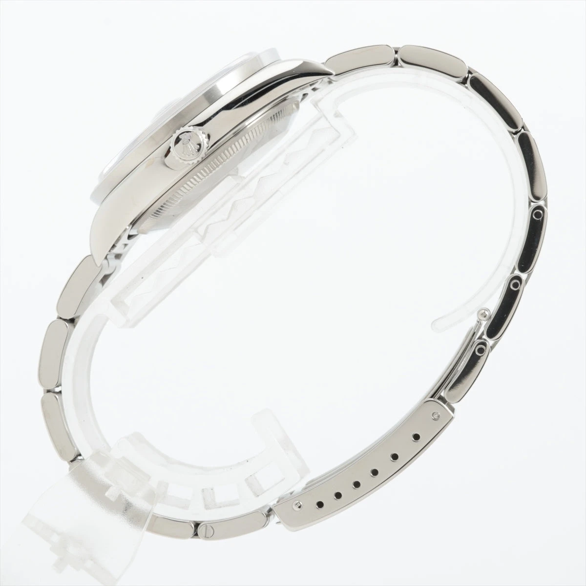 ロレックス オイスターパーペチュアルデイト 15210 SS AT 黒文字盤